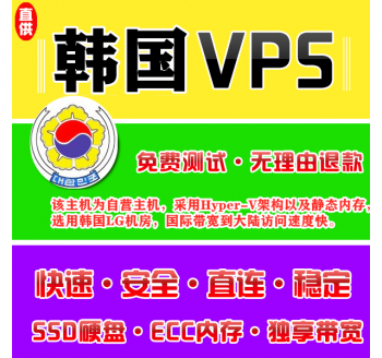 韩国VPS配置2048M申请，干净的搜索引擎